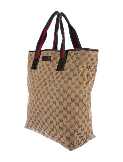 gucci gg canvas bag|genuine gucci tote.